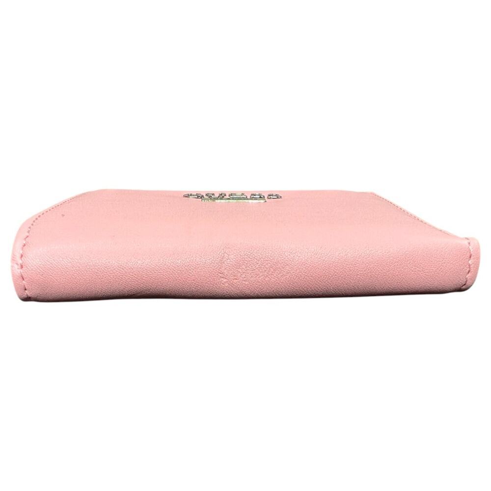 Guess Pink Leather Bifold Wallet Card Holder Coin Purse Los Angeles - Picture 6 of 9